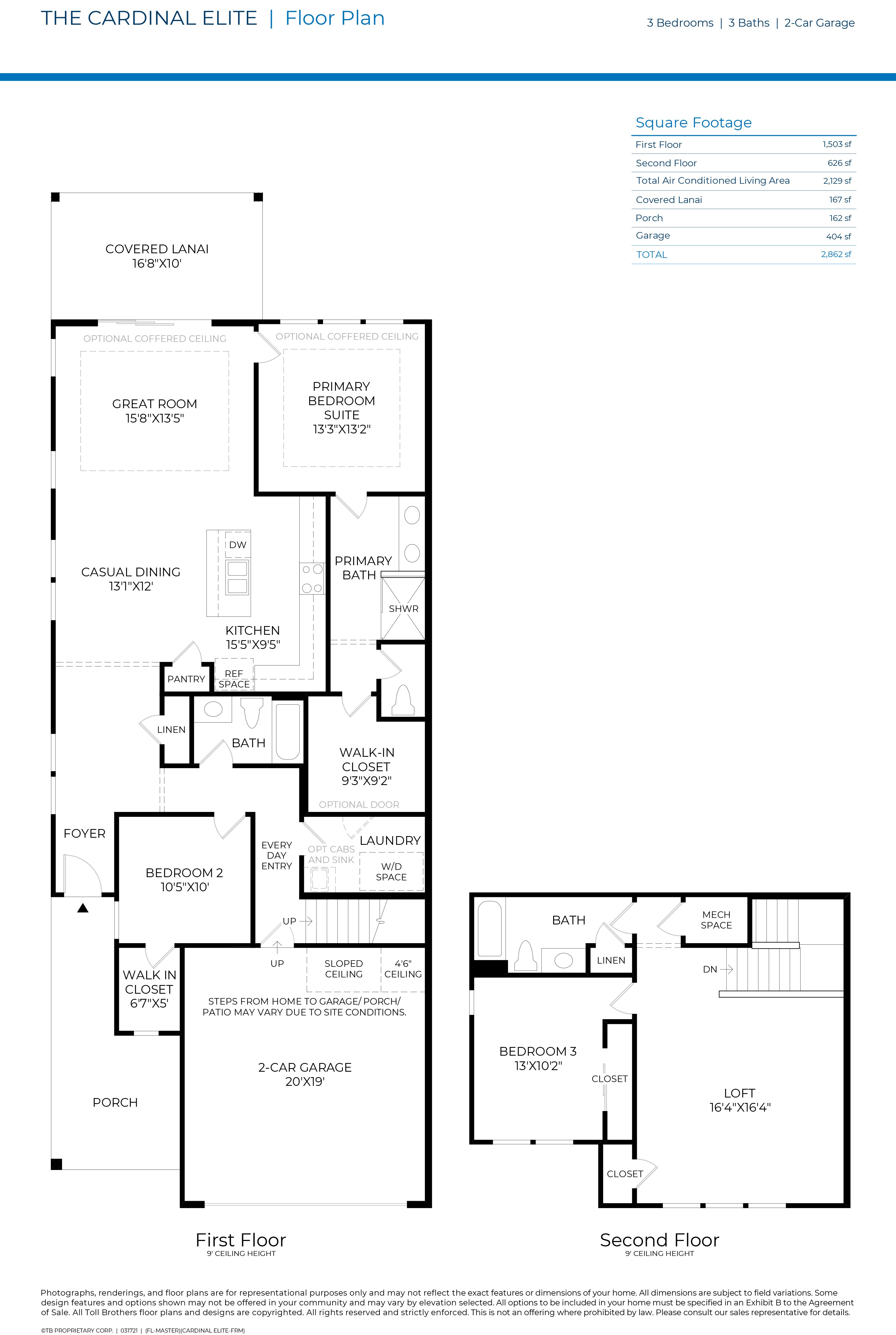 CARDINAL ELITE FLOOR PLAN - WEST END