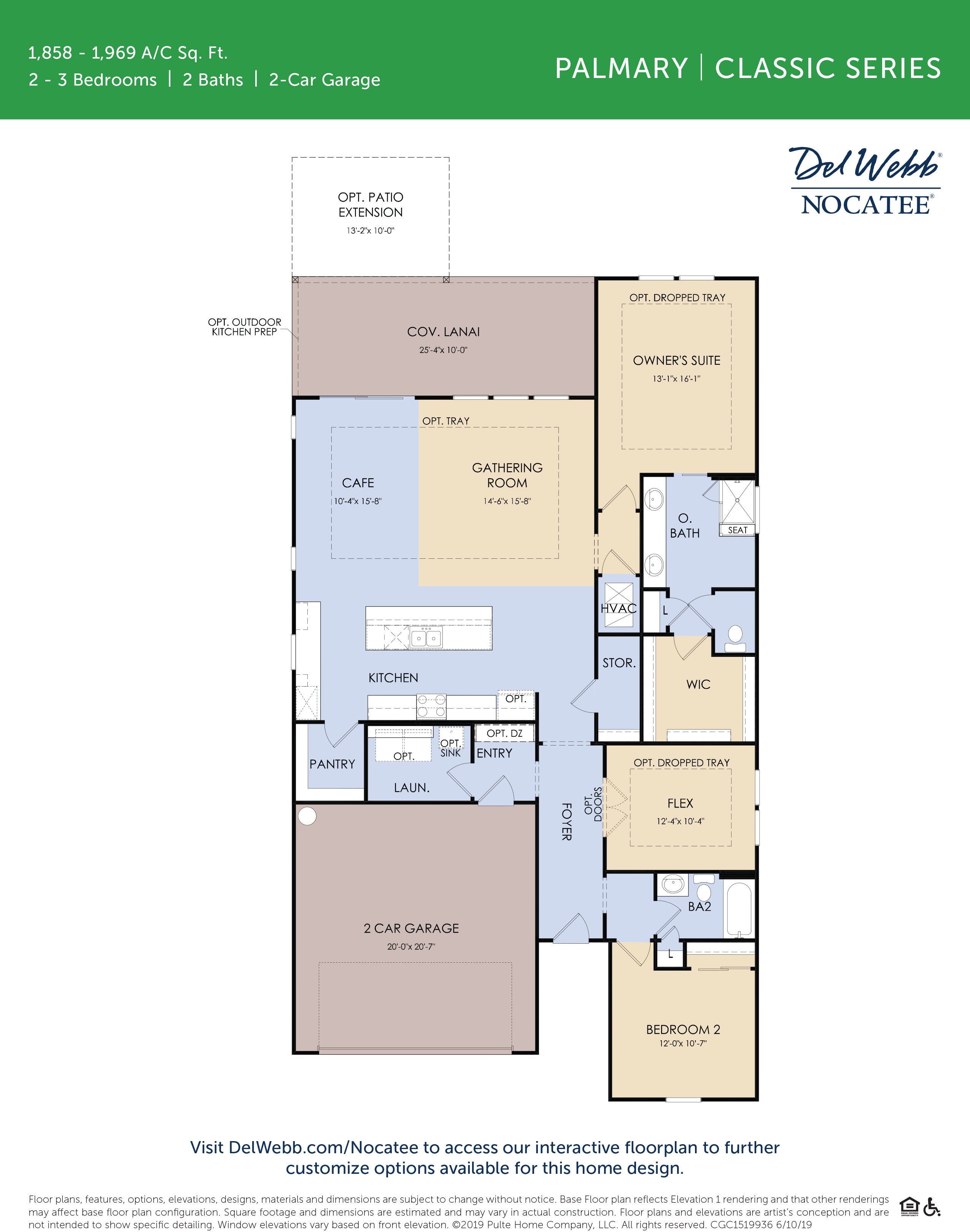 DWNocatee Palmary floorplan