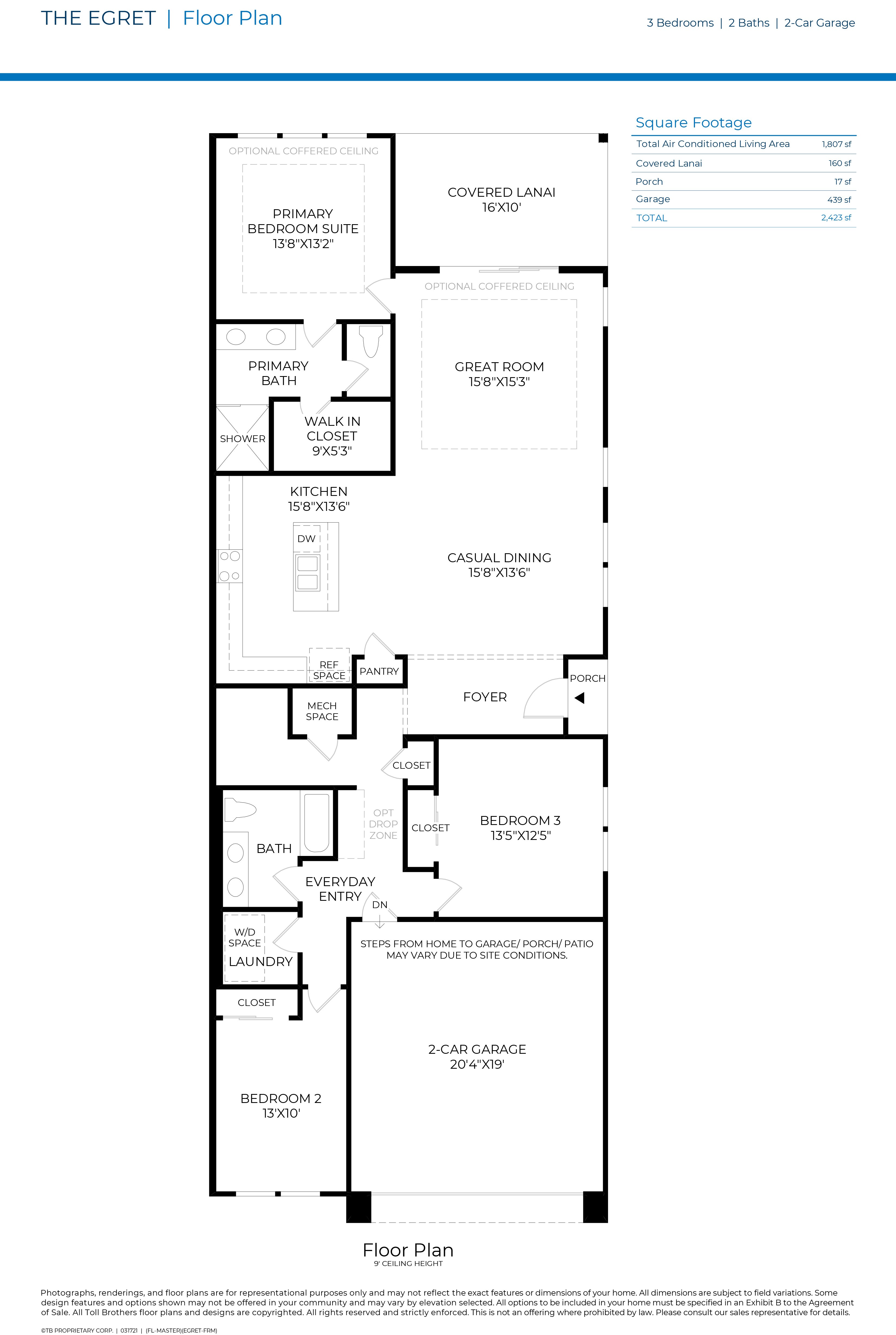 EGRET FLOOR PLAN - WEST END