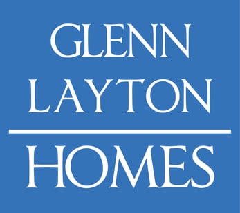Glenn Layton Homes Square Blue Logo