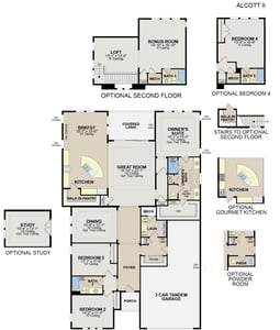 Alcott II Floor Plan Nocatee