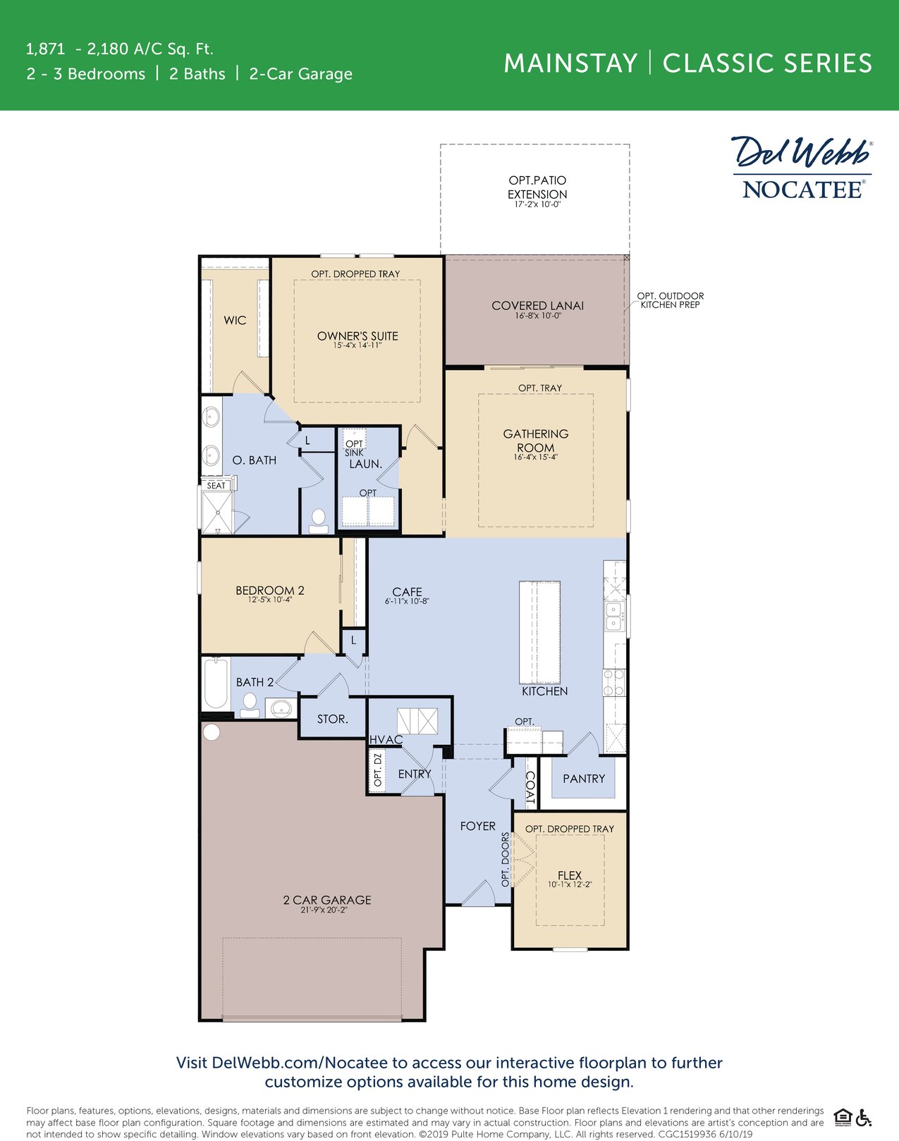 Mainstay Floor Plan Del Webb Nocatee