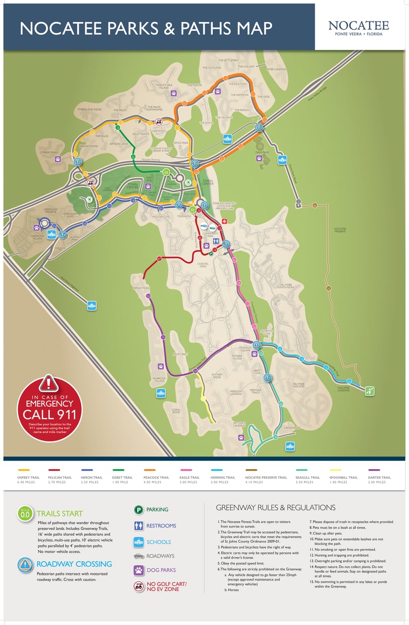 Parks and Path map.