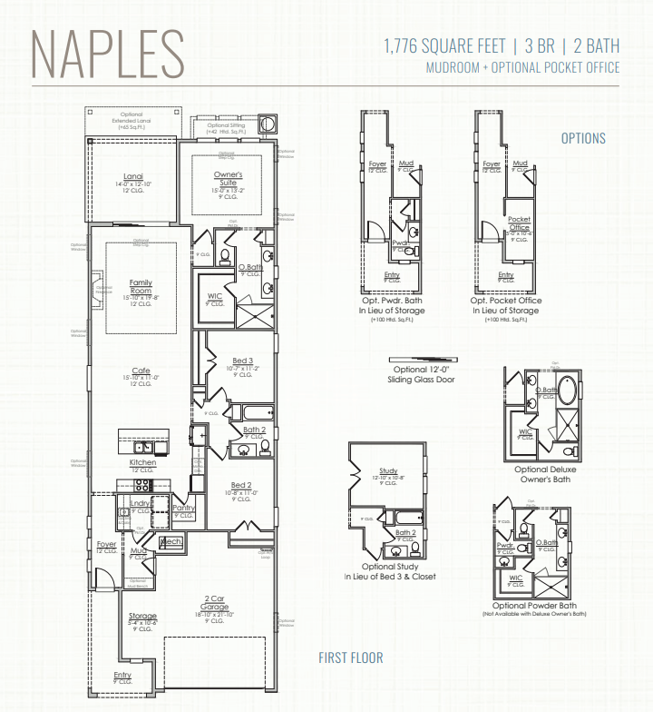 Naples Floor Plan Riverside Crosswinds