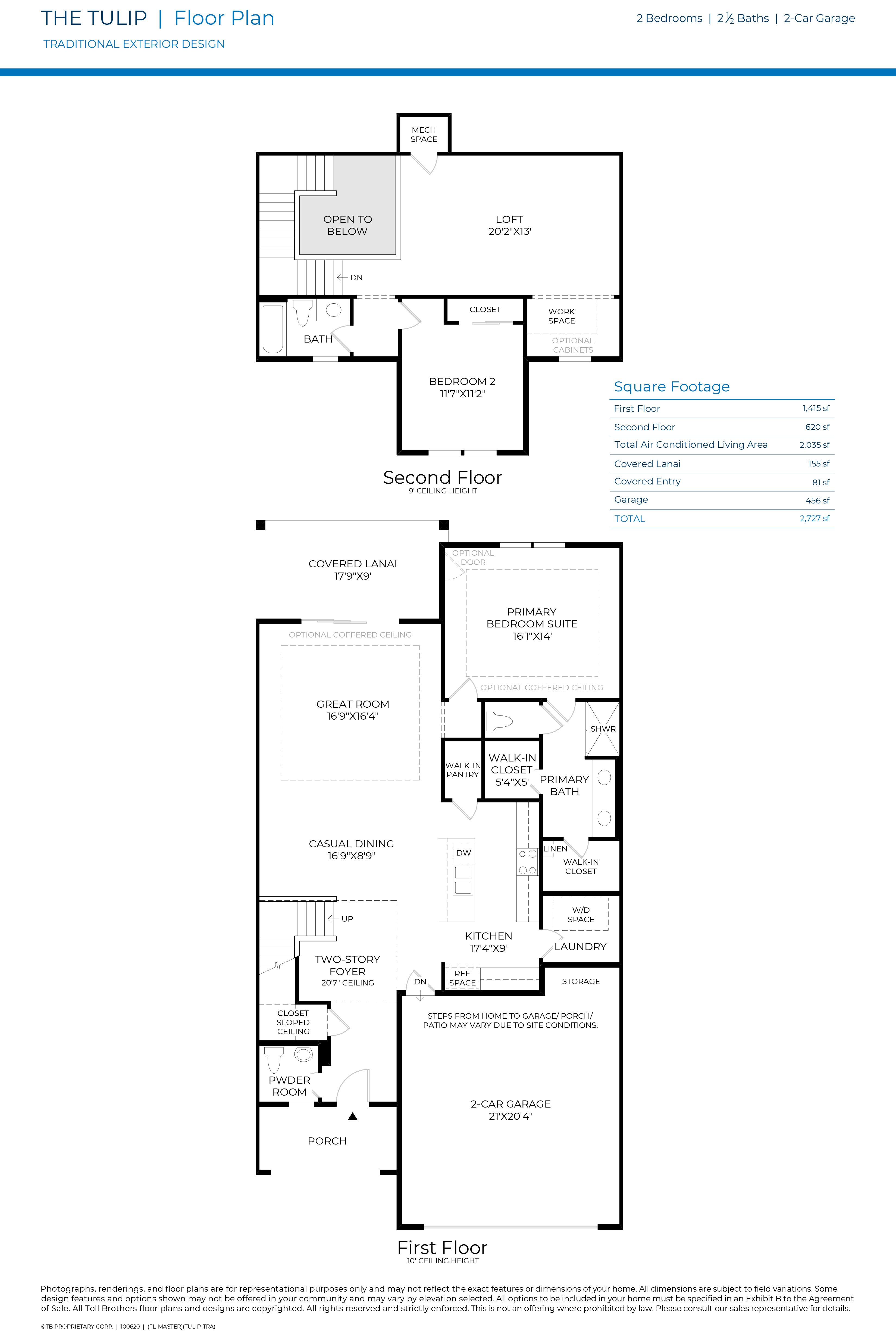 Tulip Floor Plan Franklin Square Nocatee