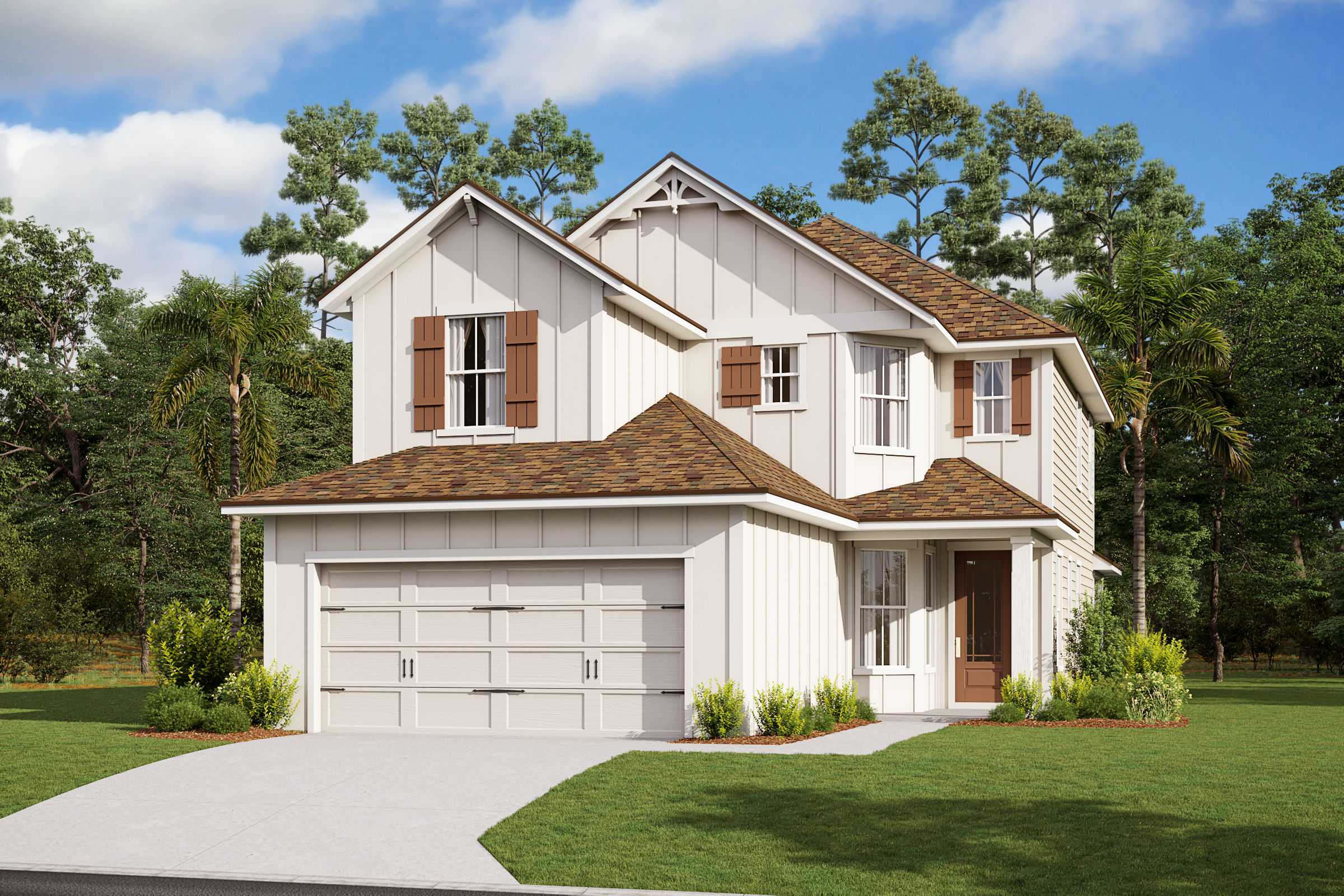 Juniper-Florida Farmhouse-Elevation