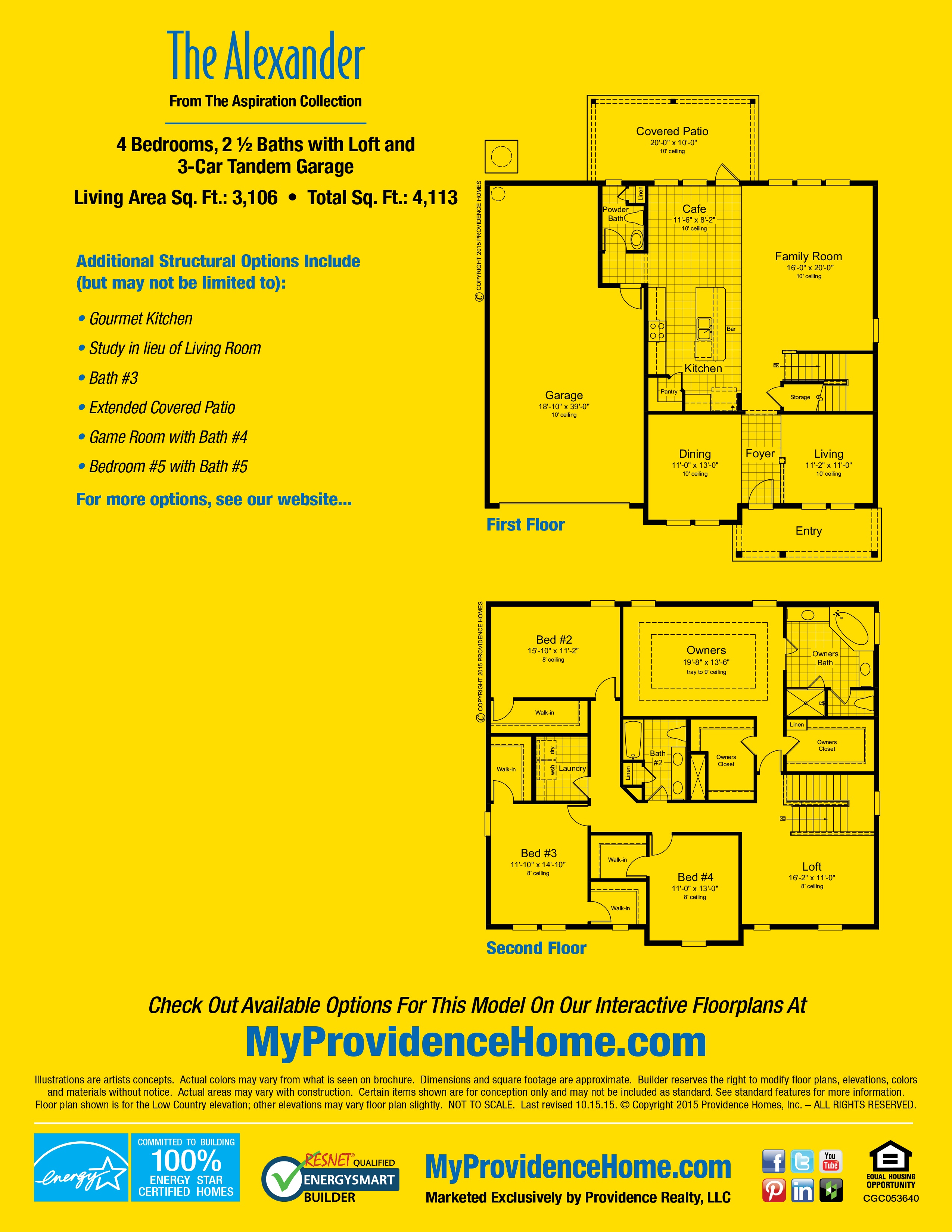 Alexander Floor Plan Nocatee