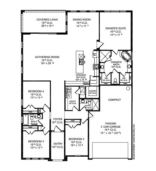 Arden Floor Plan Ici Homes Crosswater Nocatee